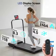 Electric Quiet Under Desk Treadmill for Home Gym Fitness Remote Control