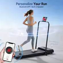 Electric Quiet Under Desk Treadmill for Home Gym Fitness Remote Control