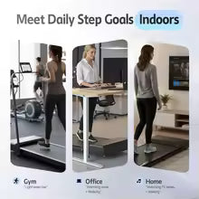 Electric Quiet Under Desk Treadmill for Home Gym Fitness Remote Control