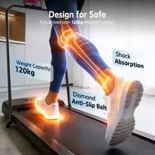 Electric Quiet Under Desk Treadmill for Home Gym Fitness Remote Control