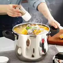 Fenghui 12L 304 Stainless Steel Pressure Cooker CE Certified Heavy-Duty Explosion-Proof Large Capacity Kitchen Appliance