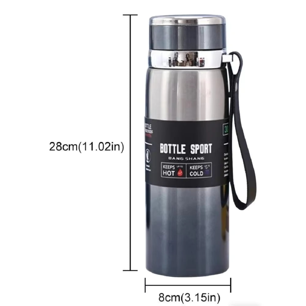 316 Stainless Steel, 1L Thermos Flask for Water, Tea and Coffee, Cold and Hot Thermos Flask, Stainless Steel Thermos Flask Mugs