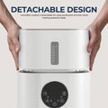 2-in-1 Air Purifier and Humidifier with H13 True HEPA Filter Suitable for People with Allergies and Pet Families, White