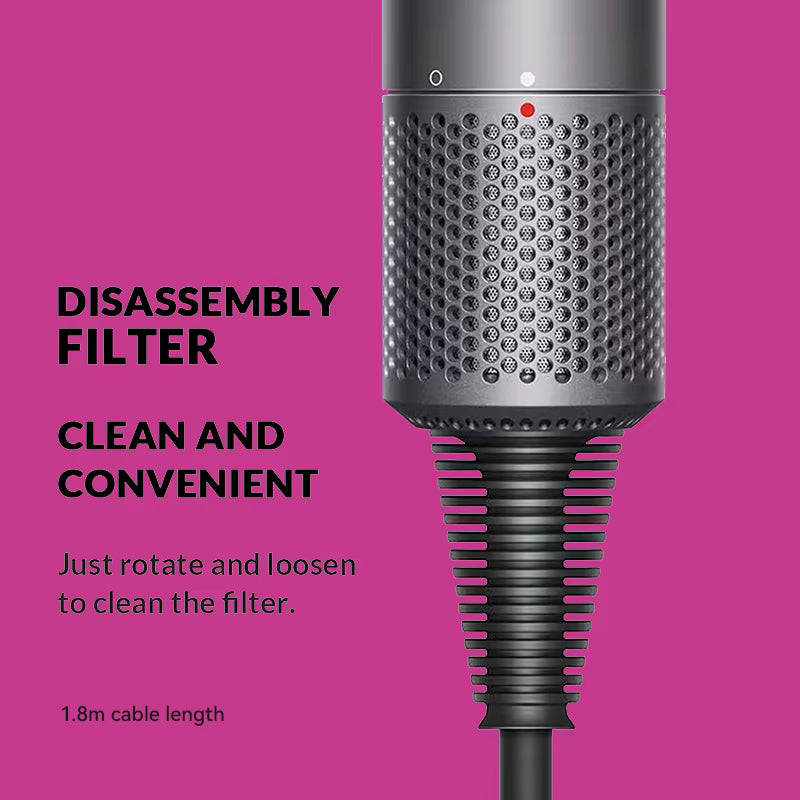 Diffuser Hairdryer Ionic 5in1 Professional Electric Hair Dryer Heat Leaf Blow Drier With Diffuser Ion Leafless Air Blower Woman